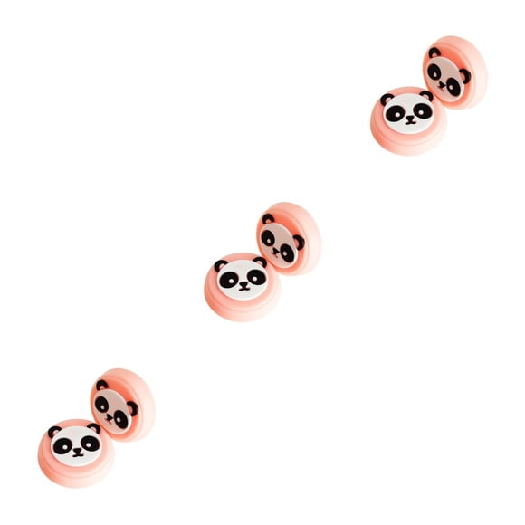 Sidaley 2 piezas de dibujos animados Animal Gamepad Thumbstick Cover Joystick Protector Grip Caps Consola de juegos Reemplazo para PS5 Pink Type1 NO1