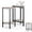 Greige, variant on Side Table, Small Round End Table, Set of 2 Half Round Side Table for Living Room, 2 Tier Small Couch Side Tables, Round Coffee Table, Thin Accent Sofa Table Narrow Entryway Table