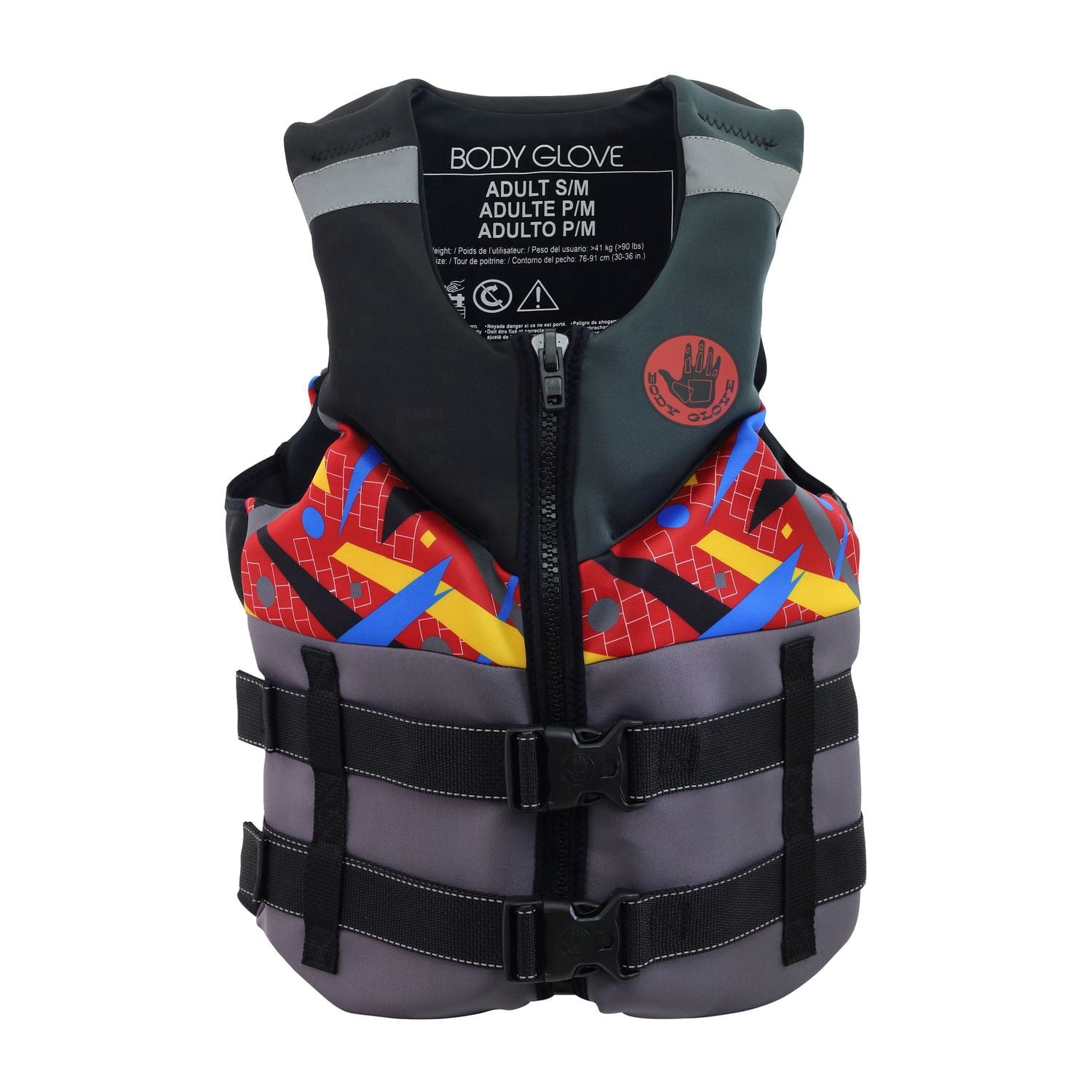 Body Glove EvoGen Adult Life Jacket PFD Adjustable Flotation Vest Lightweight Water Safety Vest for Boating Kayaking and Fishing