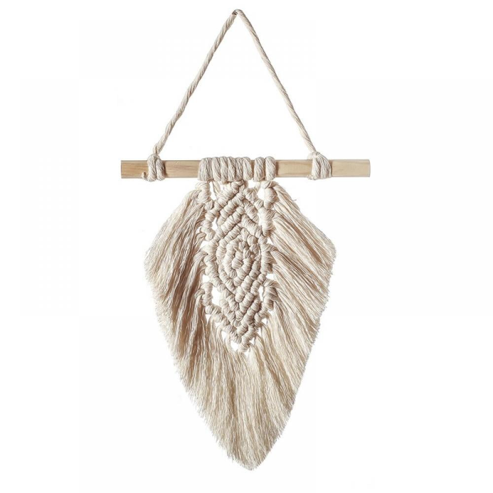 Handmade Woven Macrame Wall Hanging Tapestry Wedding Wall Decoration Backdrop Wall Home Living Room Home Decor Art Walmart Com Walmart Com