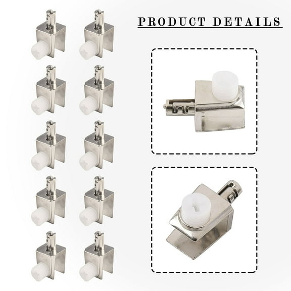 10 Pcs Adjustable Glass Clamps Glass Brackets With Pin Wall Mounted Shelf Holders Zinc Alloy Layer Board Glass Clip Shelf Clamp