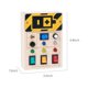 thumbnail image 3 of Fiudx Liquidación de ofertas flash Tablero ocupado, juguete sensorial para niños con botones LED arriba, juguete educativo de madera, juguete para bebé, juguetes de viaje, regalos para niños de 1 a 2, 3 of 7