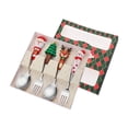 thumbnail image 1 of jifeng Christmas Spoons Forks Set Flatware Cutlery Set Tea Spoons Utensils Xmas Cutlery Green Box, 1 of 9