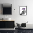 thumbnail image 4 of Stupell Industries Parrot With Toothbrush Funny Bird Animals & Insects Painting Black Framed Art Print Wall Art, 4 of 5
