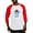 Red/White, variant on CafePress - Baseball Jersey - Cotton Baseball Jersey, 3/4 Raglan Sleeve Shirt