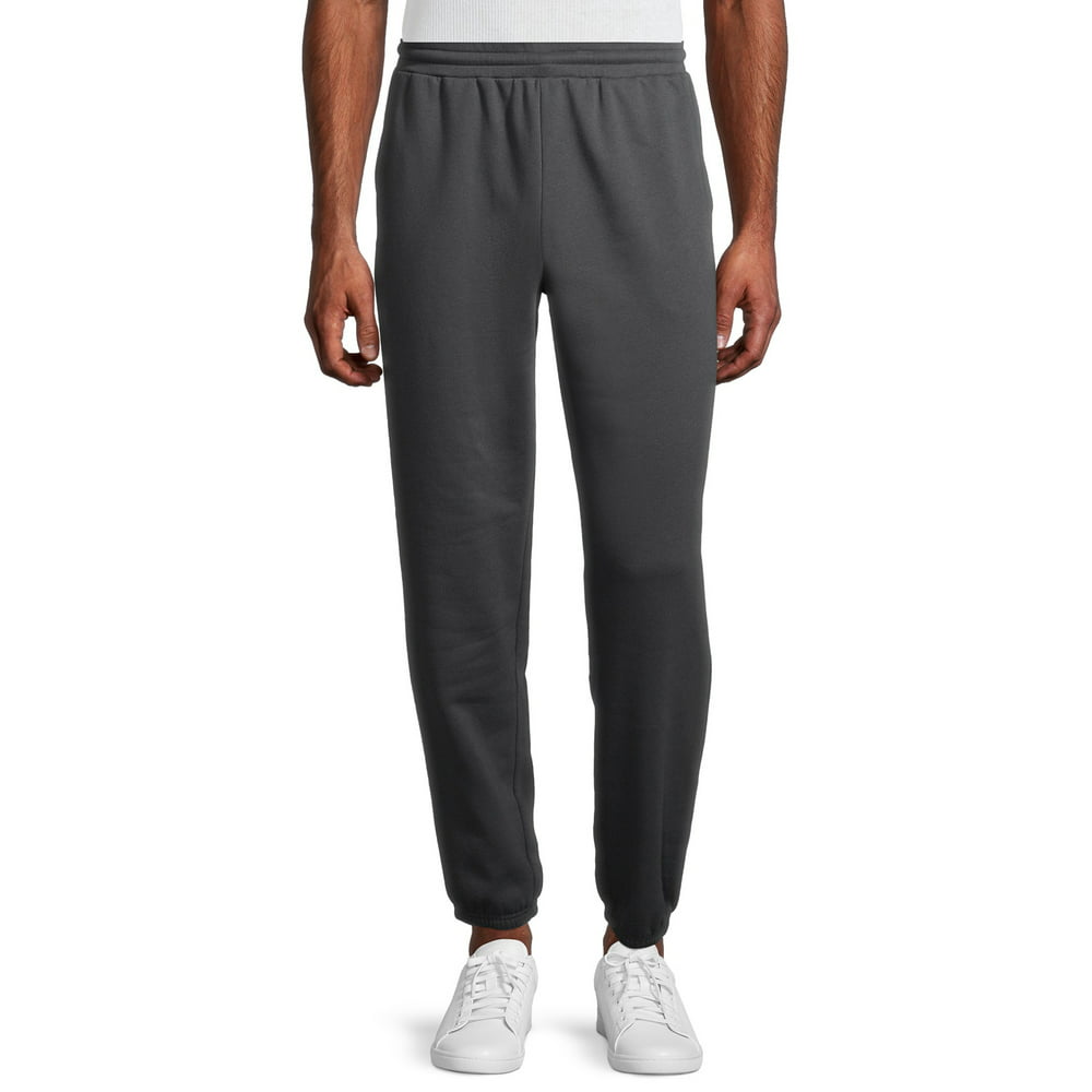 Athletic Works - Athletic Works Men's Fleece Cinch Pants, up to Size ...