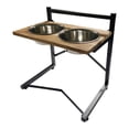 thumbnail image 2 of Tazón de alimentación Yinane para perros con Soporte 2 Tazones de acero inoxidable, 2 of 8
