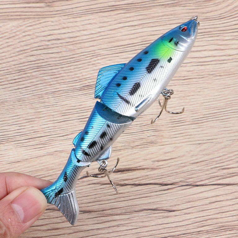 13cm Lifelike Plastic Fishing Lures Bass Colorful Crankbait Kit Saltwater  freshwater Fishing Topwater Fishing Tackle Hooks (8) 