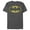 Charcoal Heather, variant on Men's Batman Classic Yellow Bat Logo Graphic Tee T-Shirt