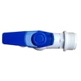 thumbnail image 2 of Mosiee 3/4Inch Water Tank Tap Adapter Assembly Drainage Faucet Plastic Male Thread Water Tap Fish Tank Aquarium Water Faucet Fittings, 2 of 9