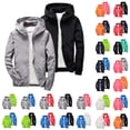 thumbnail image 7 of yardsong Lightweight Rain Jacket Boys Kids Youth Waterproof Hooded Raincoats for Girls Toddler Windbreaker Rain Coat 2 Pack Gray,5-6Years, 7 of 7