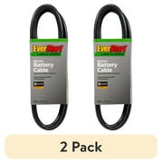 (2 pack) Everstart LG49-6-77 6-Gauge 49" Black Lawn and Garden Battery Cable