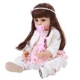 thumbnail image 3 of YLSHRF Poupée Bébé en Silicone 55cm, Poupée Bébé Simulée, Super Mignonne Poupée pour Enfants Jouet Cadeau, 3 of 8