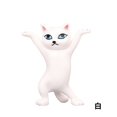 thumbnail image 4 of RV 5 encantadores regalos de muñecas de gato, se puede presentar cualquier cosa, lindo escritorio de oficina de gatito, gatito divertido de 5,3 cm brillar Electrónica, 4 of 5