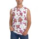 thumbnail image 1 of Balery Purple Mushroom Camisetas sin mangas para hombre, absorbe la humedad y protege contra el mal olor.-3X-Large, 1 of 7
