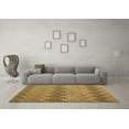 thumbnail image 3 of Ahgly Company Indoor Square Southwestern Brown Country Area Rugs, 7' Square, 3 of 4