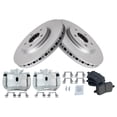 thumbnail image 2 of TRQ Front Brake Pad & Rotor Kit Brake Caliper Brake Pads Brake Rotor Ceramic Premium G-Coated Fits Select 2007-2012 Chevrolet Malibu 2007-2010 Pontiac G6 2007-2009 Saturn Aura, 2 of 6