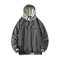 thumbnail image 2 of SRZYMJ Mens Hoodie Oversized Men's Casual Plus Size Pullover Hoodie with Front Pockets for Travel and Outdoor Activities in Cool, 2 of 3