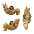 thumbnail image 2 of HOZADOIE Resin Squirrel Home Essentials Squirrels Tape Cutter Roll Rack Home Office Desktop Cute Animals Rubber Pedestal Decoration, 2 of 9