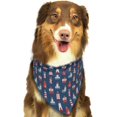 thumbnail image 6 of Naloa Cartoon Lighthouse Dog Bandanas 1PC Washable Triangle Dog Scarfs Premium Durable Fabric, for Small Medium Large Dogs and Cats, 6 of 6