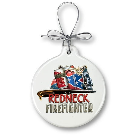 Firefighter Redneck-Christmas Tree Ornaments - Walmart.com