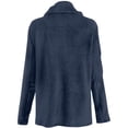 thumbnail image 4 of Uhndy Winter Jackets Coats for Women, Women Fashion Solid Long Sleeve Thick Plush Cardigan Coat Tops Blouse Christmas Gifts for Women, 4 of 5
