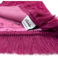 thumbnail image 2 of Modefa Luxury Velvet Prayer Rug with Prayer Beads | Soft Elegant Muslim Turkish Janamaz Sajada Carpet for Men and Women | Plain Solid Prayer Mat Ramadan Eid Gift - Paisley (Hot Pink), 2 of 5