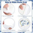 thumbnail image 5 of 24pcs Tea Party Photo Booth Props Decorations, Tea Time Lets Partea Garden Birthday Baby Bridal Shower Wedding Engagement Blue and White Porcelain Party Supplies, 5 of 6