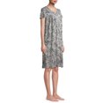 thumbnail image 3 of Secret Treasures Short Sleeve V-Neck Silhouette Nightgown (Women's) 1 Pack, 3 of 7