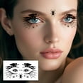 thumbnail image 2 of Juego de pegatinas para maquillaje de ojos y cara de Halloween, delineador de ojos negro, tatuajes divertidos a prueba de agua, pegatinas y etiquetas, 2 of 8