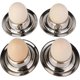thumbnail image 1 of Stainless steel egg cup holder, set for soft-boiled eggs, tableware, kitchen utensils, 1 of 5