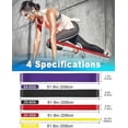 thumbnail image 3 of Resistance Bands Set for Men Women,with Different Resistance Levels, for Strength Training Fitness Yoga Toning,(Purple/Red/Black/Yellow), 3 of 5
