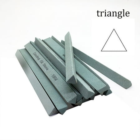 

180#-1200# triangle oil stone strip Green carbon Knife whetstone 150*12mm