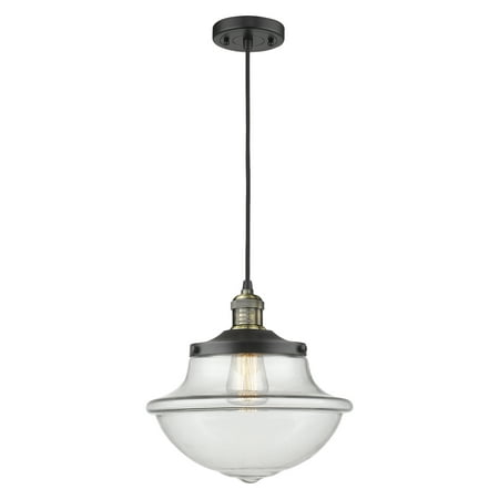 

Innovations Lighting 201C Oxford School House Oxford School House 1 Light 12 Wide Pendant