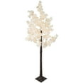thumbnail image 3 of Northlight 6' LED Lighted White Floral Artificial Tree - Warm White Lights, 3 of 7