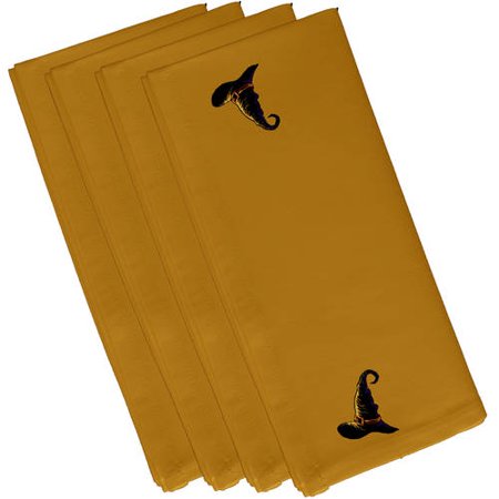 Simply Daisy 19  x 19  Holiday Holiday Print Napkins  Set of 4