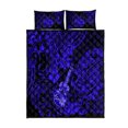 thumbnail image 1 of Hawaii Ukulele Duvet cover Polynesian Pattern Navy Blue Version LT01, 1 of 5
