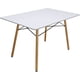 thumbnail image 1 of Mesa de Comedor MUNDO IN Estilo Eames Blanco Rectangular, 1 of 7
