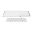 thumbnail image 1 of tredstone Screen Top Shelf Remote Controller Router Foldable Storage Box TV Top ABS Plastic Organizer, White, 1 of 7