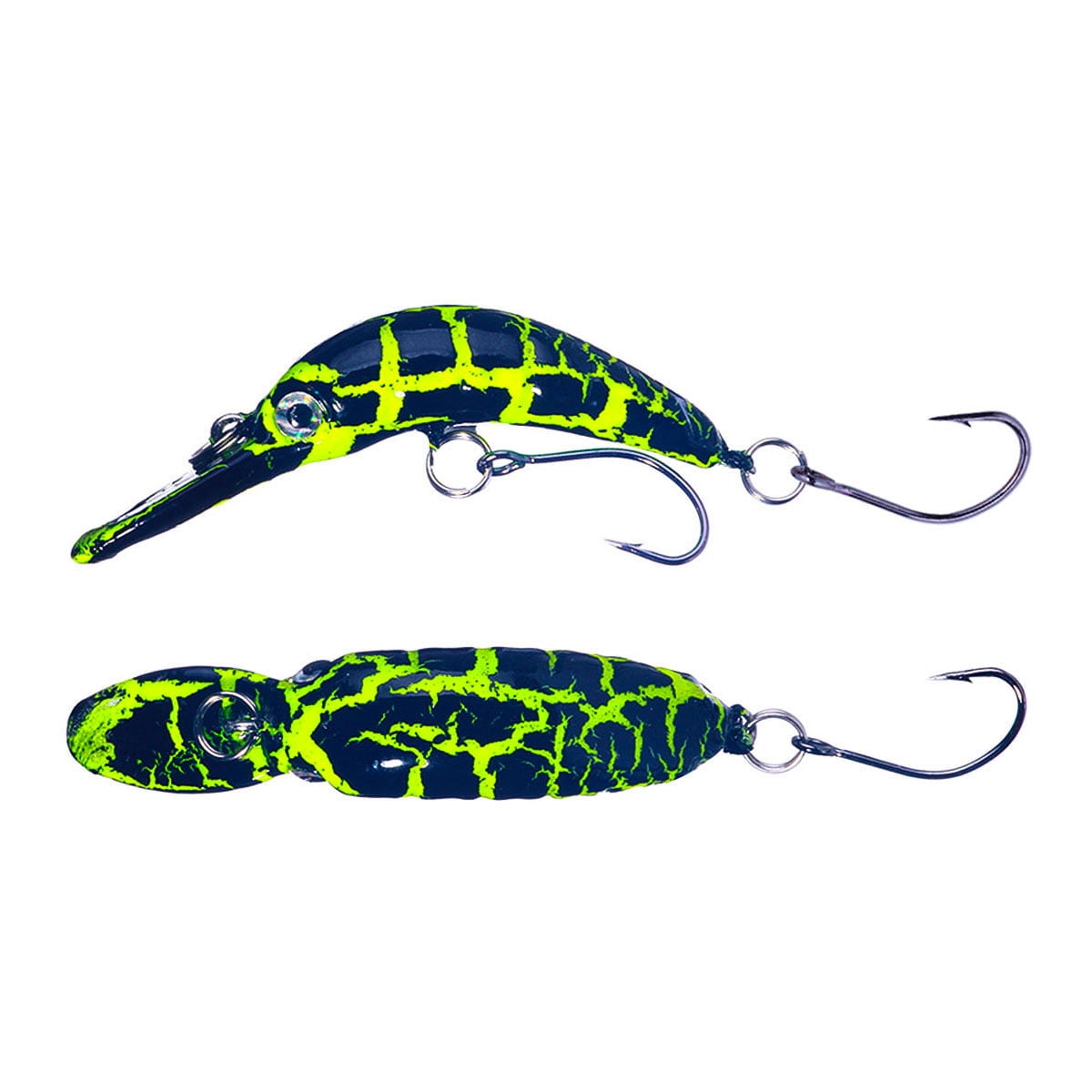 HENGJIA 24 Pack Fishing Lures Hard Baits, 3D Eyes Minnow Fishing Lures Crankbait, Swimbait Fishing Tackle Lure Kit for Freshwater/Saltwater/Topwater, Bass, Trout, Walleye, Redfish