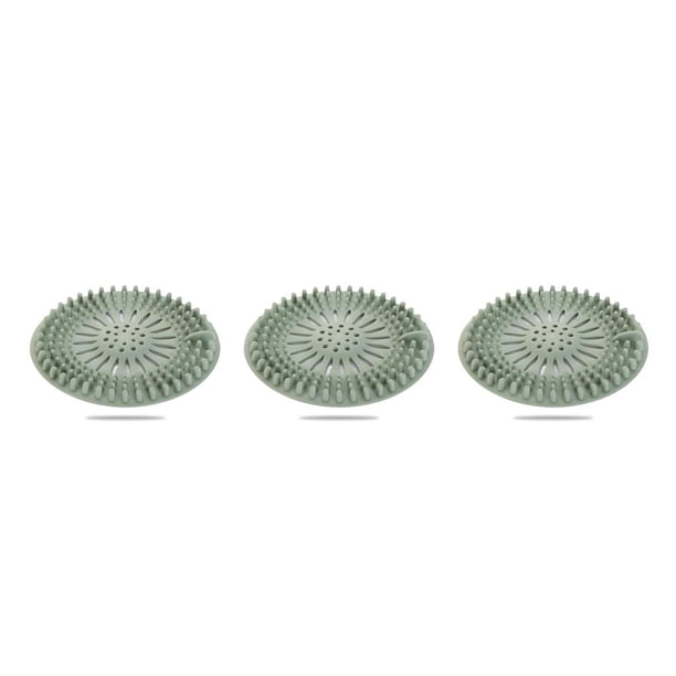 Bearachild Filtro de fregadero de alcantarillado, colador de pelo, accesorios antibloqueo, verde Verde 3piezas Bearachild CBP188852
