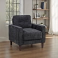 thumbnail image 2 of Bowen II Fabric Upholstered Track Arm Accent Chair Steel Grey, 2 of 11