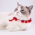 thumbnail image 3 of Collier pour Animaux de Compagnie Habiller à la Main Durable Boule de Fourrure Chien Chat Collier Collier, 3 of 5