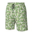 thumbnail image 4 of Fuzoiu Cute Crocodile Print Men's Beach Shorts,Men's Swim Trunks,Quick Dry Board Shorts with Pockets,Men's Bathing Suits for Surfing, Running, and Casual Wear-Large, 4 of 6