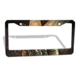 thumbnail image 2 of Bee Honey Honeybee Cool Aluminum Car License Plate Frames Covers 2 PCS Automotive Exterior Accessories, 2 of 6