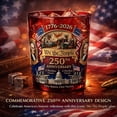 thumbnail image 4 of America 250th Anniversary Glass Whiskey Decanter for Liquor, We The People Bourbon Bottle, 4 of 5