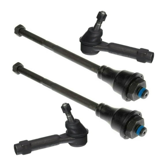 4 Pc Inner Outer Tie Rod End Kit Steering Fits select: 1999-2007 CHEVROLET SILVERADO, 2000-2006 CHEVROLET TAHOE