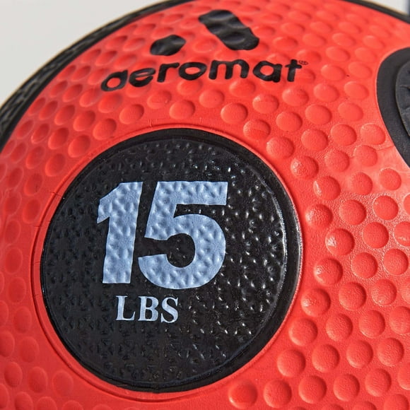 Medicine Ball Aeromat Power Rope, 6,8 kg, color rojo