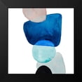 thumbnail image 2 of Loreth, Lanie 12x12 Black Modern Framed Museum Art Print Titled - Head Over Heels Abstract I, 2 of 5