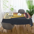thumbnail image 3 of Yayeee Tablecloths 54" x 54" Rectangle Wrinkle Resistant Party Table Cover, Red UFO, 3 of 8
